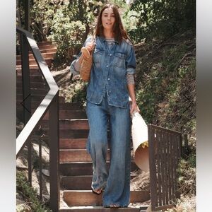 Splendid Blue Flare & Wide Leg Jeans